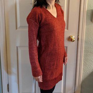 Rust red sweater dress, S, NWT